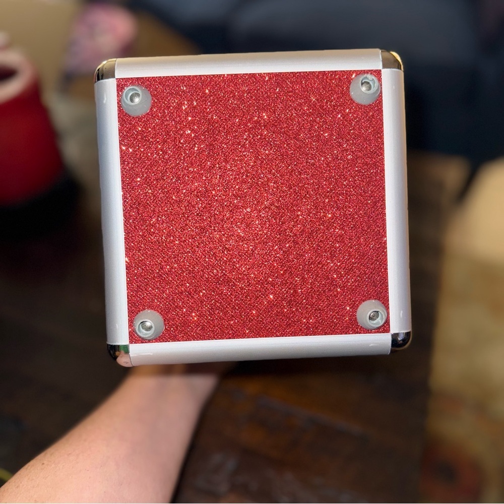 Hello Kitty Sanrio Foldable Makeup Glitter Travel Box Gift For Girls Woman New - Picture 10 of 16